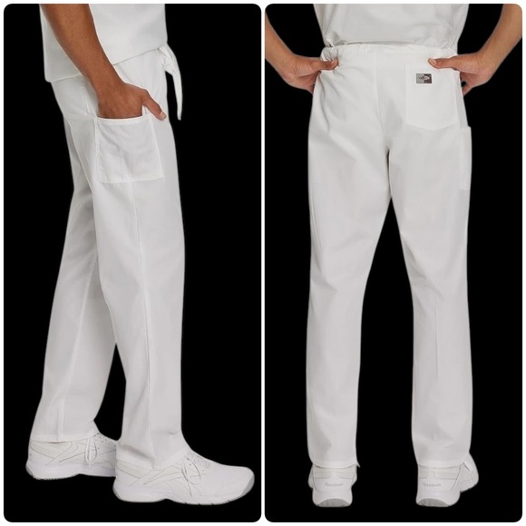 ScrubZone - 
Landau Unisex Relaxed Fit 2-Pocket Drawstring Cargo Scrub Pants - L - Picture 2 of 14